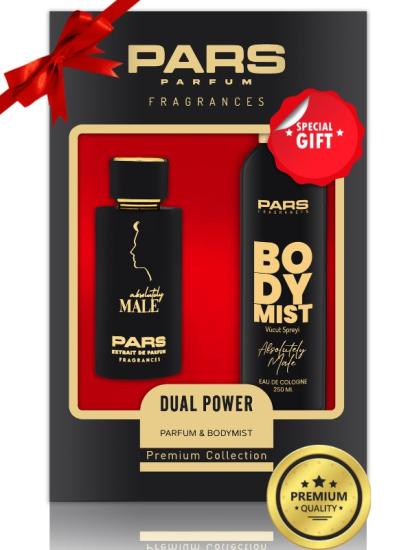 Pars Absolutely Male Parfum Ve BodyMıst Set