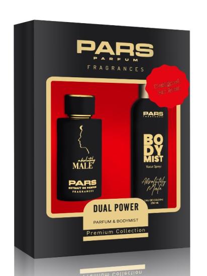 Pars Absolutely Male Parfum Ve BodyMıst Set