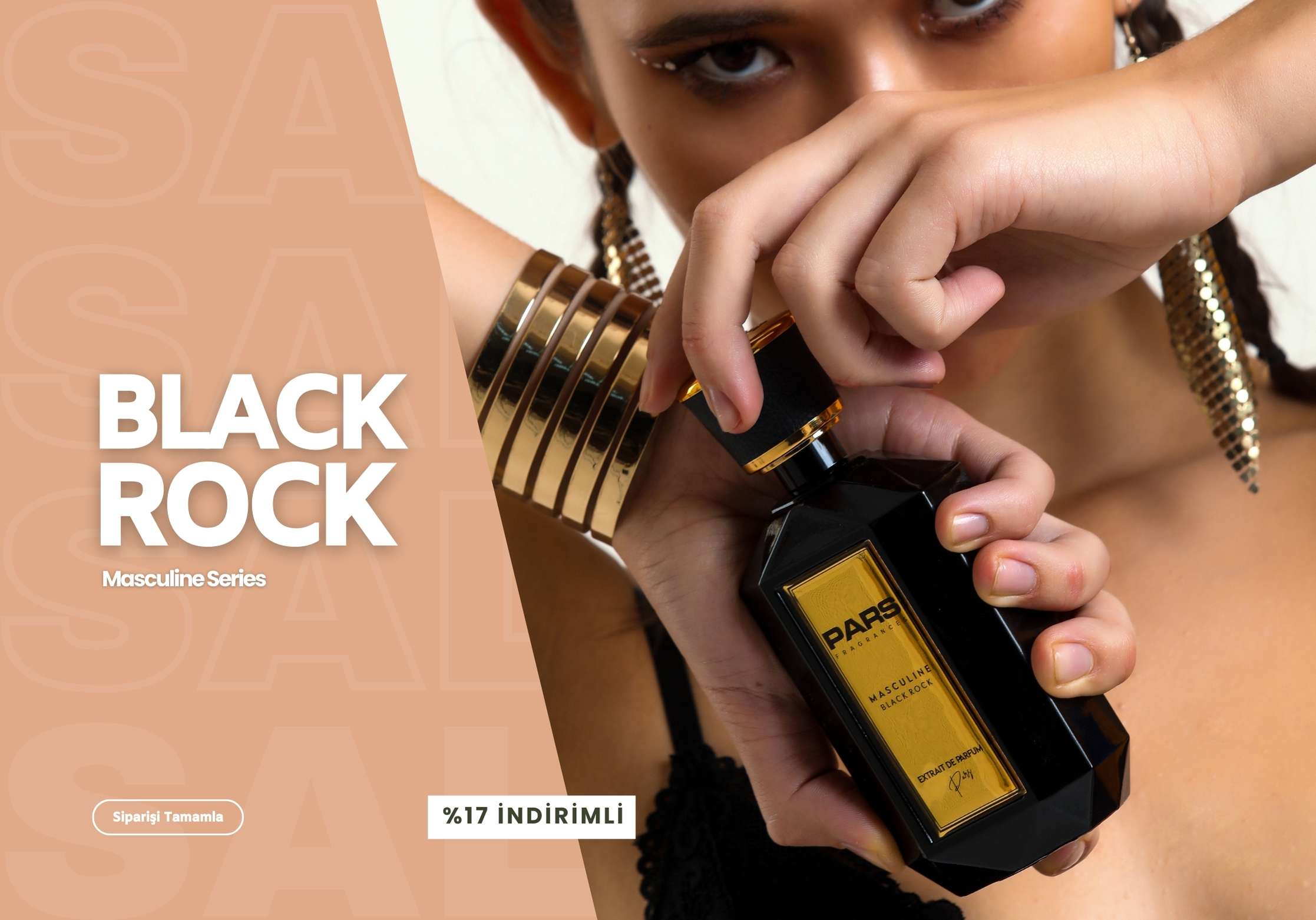 Pars Black Rock Masculine Extrait De Parfum 100ml